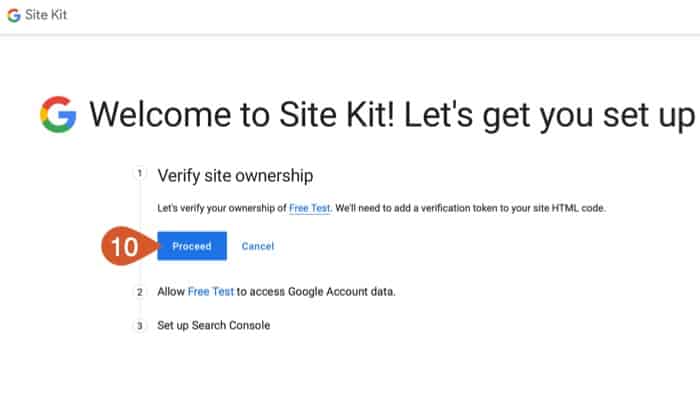 Allow Search Console to verify you own your WPHubSite website.