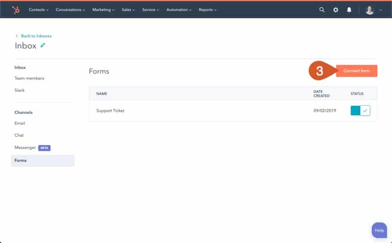 hubspot-inbox-settings-forms-connect-form